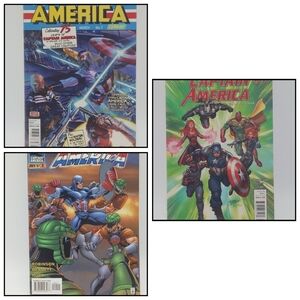 Captain America Comic Book Set Of 3 Road To War, 1997 # 7, Standoff #7